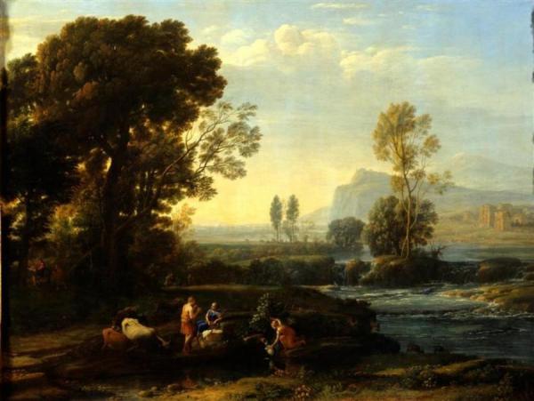 Landscape With The Rest On The Flight To Egypt by Claude Lorrain