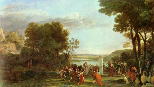 Landscape With The Worship Of The Golden Calf by Claude Lorrain
