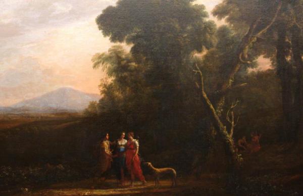 Roman Ideal Landscape With Cephalus, Procris, And Diana by Claude Lorrain
