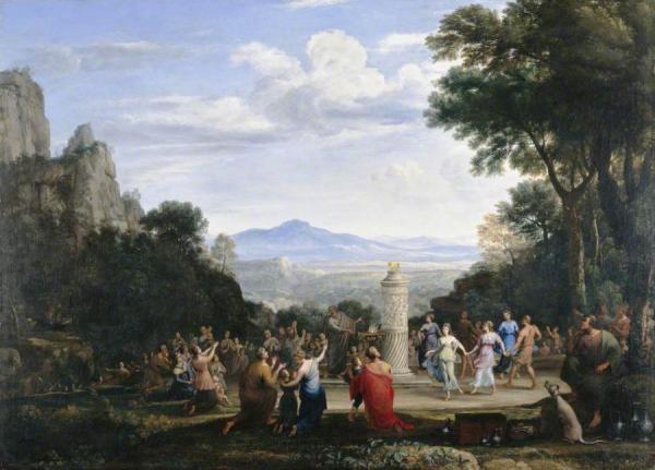 The Adoration Of The Golden Calf by Claude Lorrain