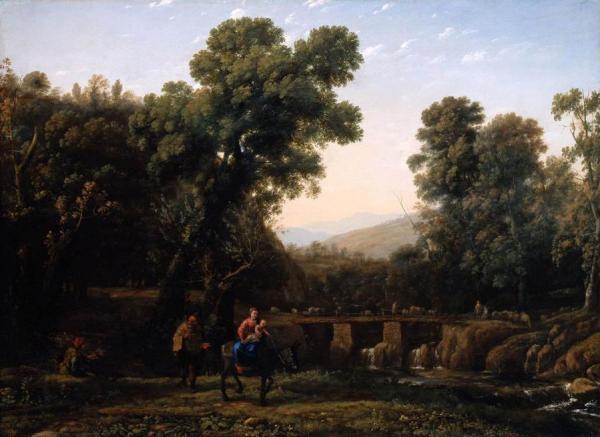 The Flight Into Egypt by Claude Lorrain Oil Painting Reproductions