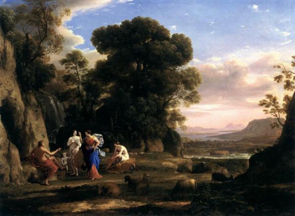 The Judgment Of Paris by Claude Lorrain