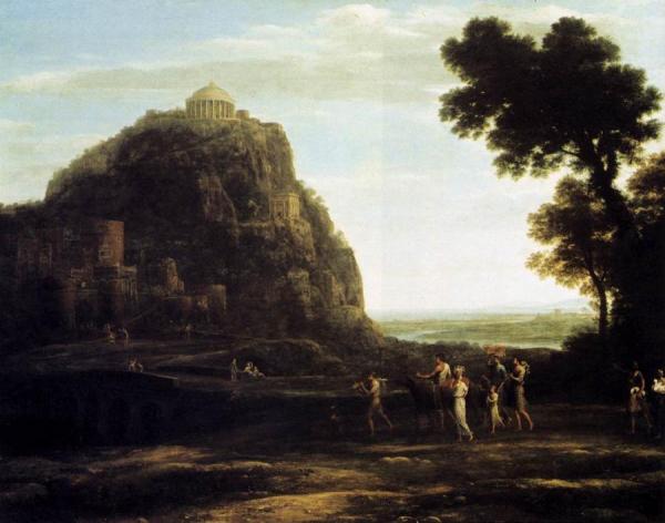 View Of Delphi by Claude Lorrain