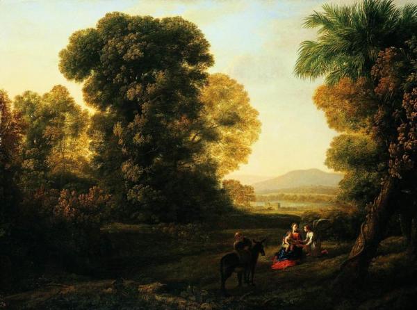 Claude Lorrain Wooded Landscape