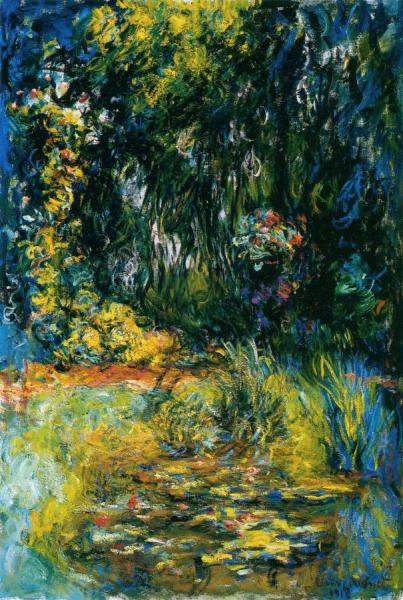 A Corner Of The Water Lily Pond by Claude Monet