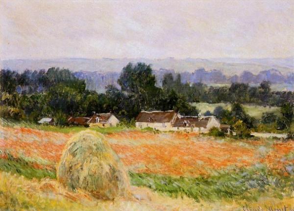 A Haystack by Claude Monet