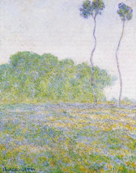 A Meadow At Giverny by Claude Monet