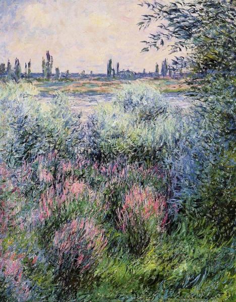 A Spot On The Banks Of The Seine by Claude Monet