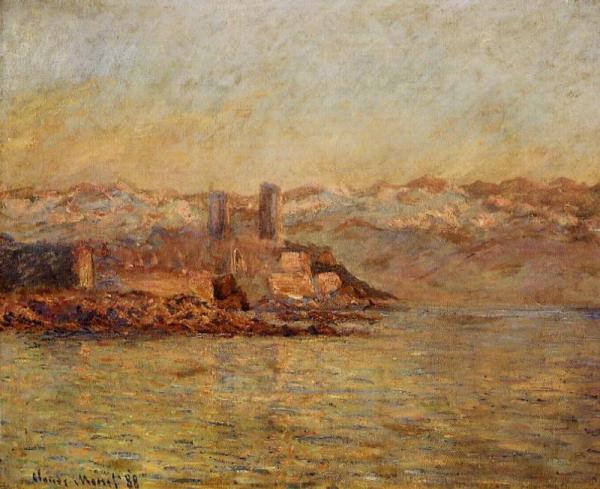 Antibes And The Maritime Alps by Claude Monet