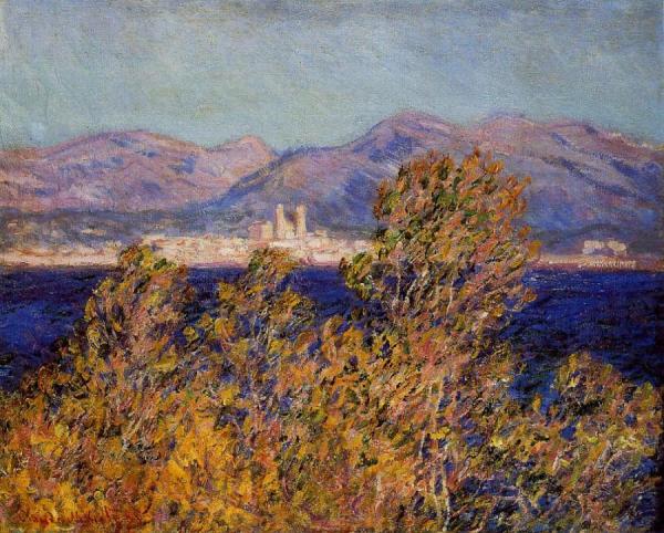 Antibes Seen From The Cape, Mistral Wind by Claude Monet