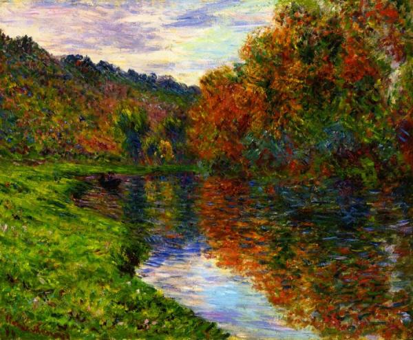 Claude Monet Arm Of The Jeufosse, Autumn