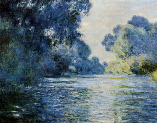 Arm Of The Seine At Giverny by Claude Monet
