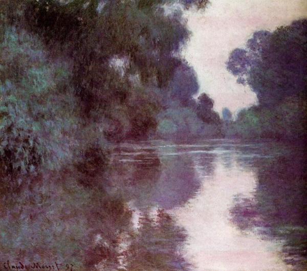 Arm Of The Seine Near Giverny by Claude Monet