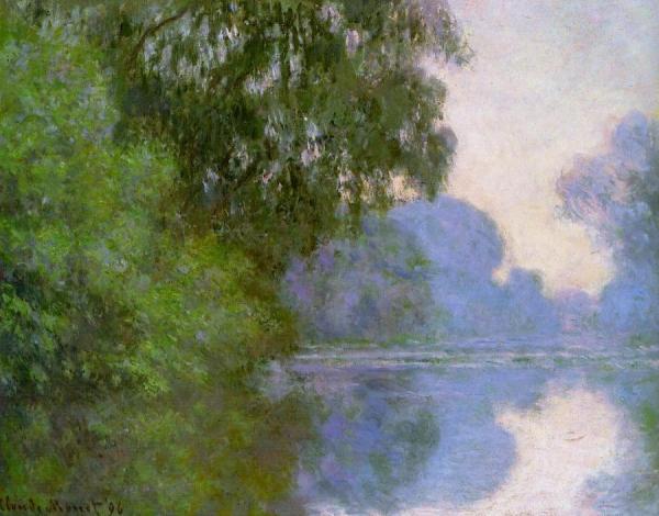 Arm Of The Seine Near Giverny by Claude Monet