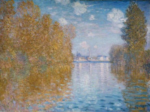 Autumn Effect At Argenteuil by Claude Monet