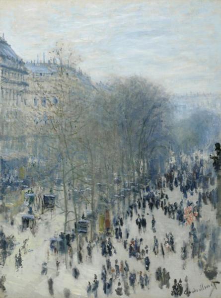 Boulevard Des Capucines by Claude Monet