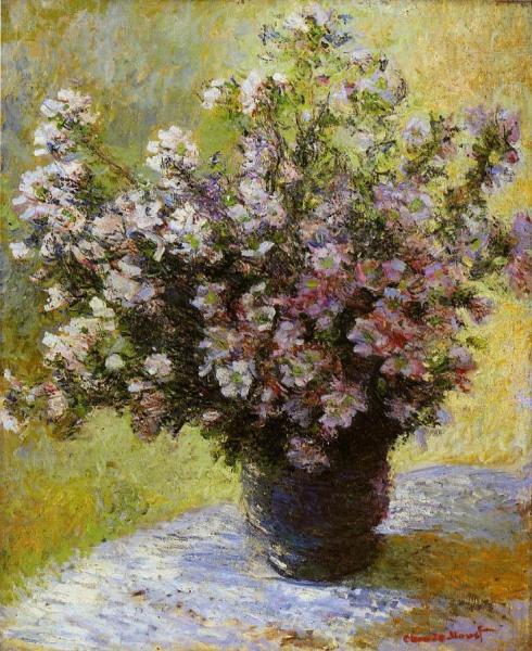 Bouquet Of Mallows by Claude Monet