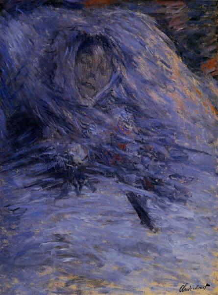 Camille Monet On Her Deathbed by Claude Monet