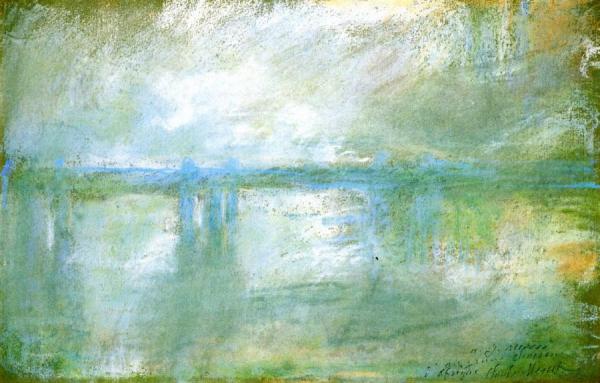 Charing Cross Bridge by Claude Monet