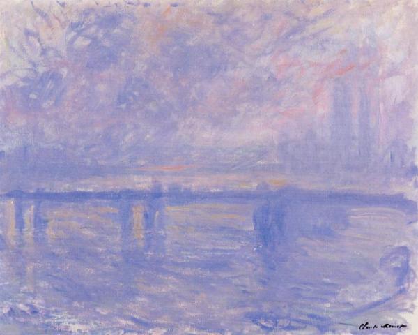 Charing Cross Bridge by Claude Monet
