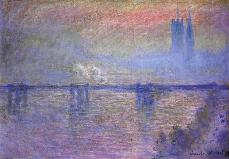 Charing Cross Bridge by Claude Monet