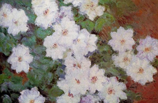 Clematis by Claude Monet