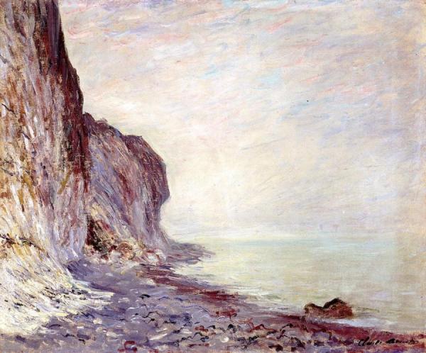 Cliff by Claude Monet