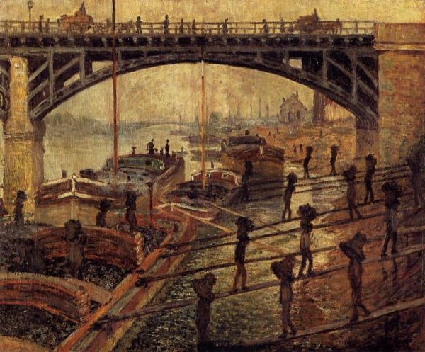 Coal Dockers by Claude Monet