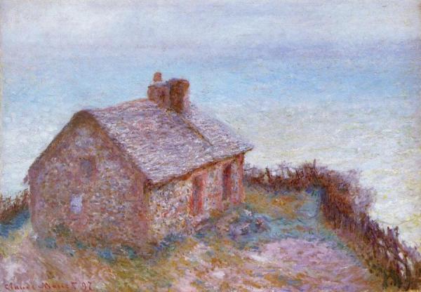 Customs House At Varengeville by Claude Monet