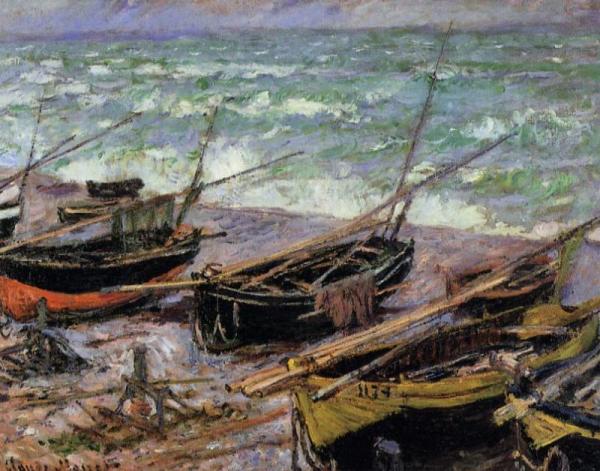 Fishing Boats by Claude Monet