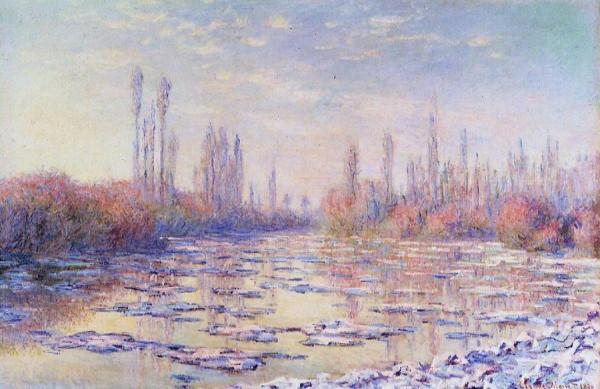 Floating Ice by Claude Monet