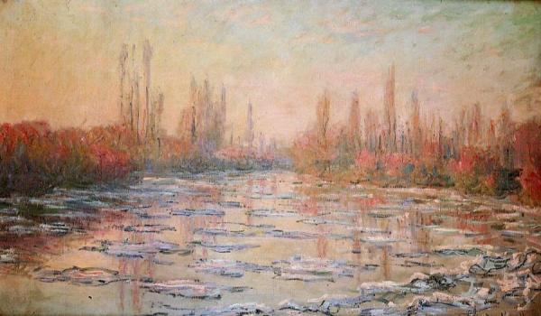 Floating Ice by Claude Monet