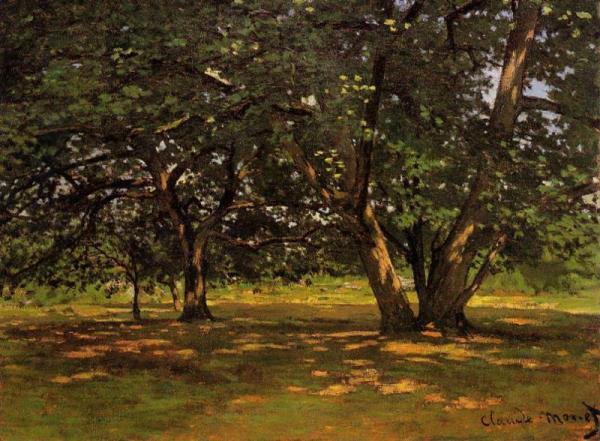 Fontainebleau Forest by Claude Monet