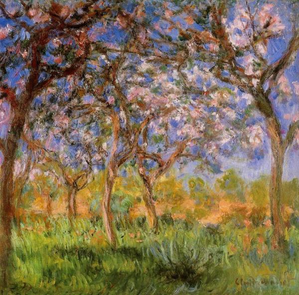 Giverny In Springtime by Claude Monet