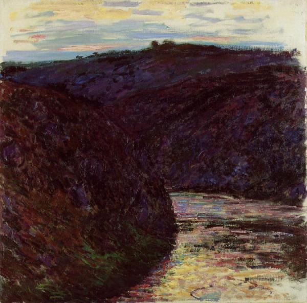 Gorge Of The Creuse by Claude Monet Oil Painting Reproductions