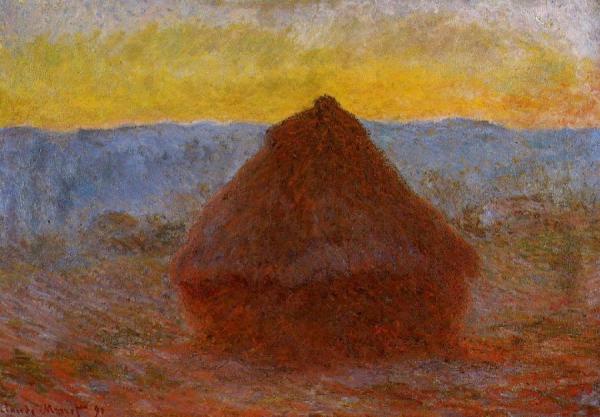 Grainstack by Claude Monet