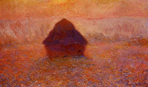 Grainstack, Sun In The Mist by Claude Monet Oil Painting Reproductions