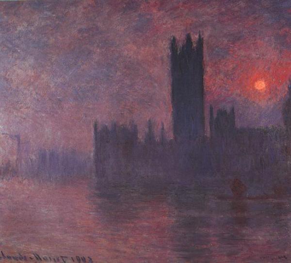 Houses Of Parliament by Claude Monet