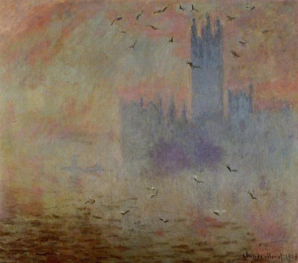 Houses Of Parliament, Seagulls by Claude Monet