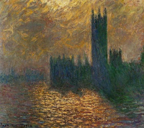 Houses Of Parliament, Stormy Sky by Claude Monet