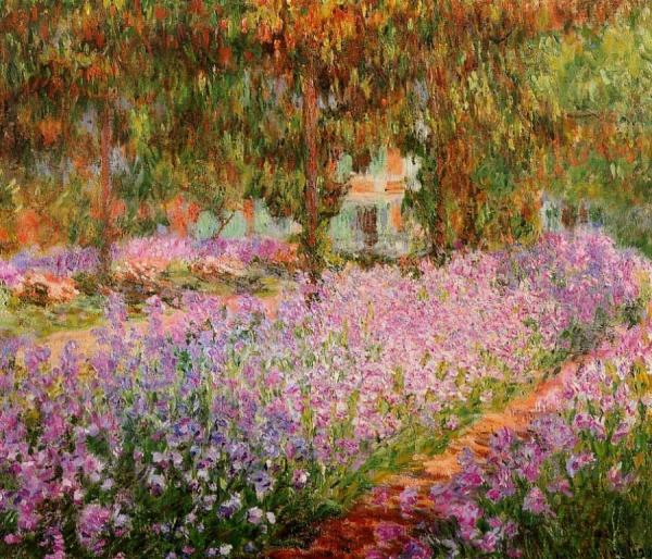 Irises In Monet's Garden by Claude Monet