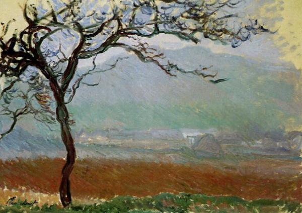 Landscape At Giverny by Claude Monet