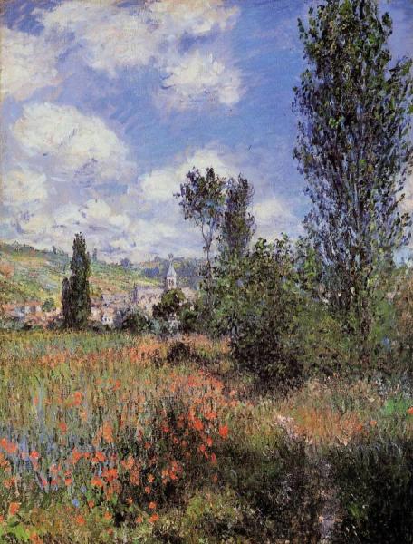 Lane In The Poppy Fields, Ile Saint-martin by Claude Monet