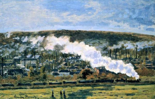 Le Convoie De Chemin De Fer by Claude Monet Oil Painting Reproductions