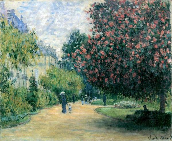 Le Parc Monceau by Claude Monet