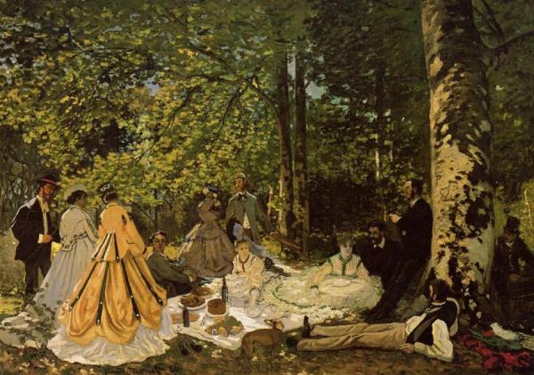 Luncheon On The Grass by Claude Monet