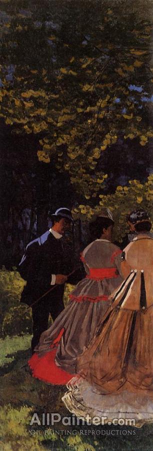 Claude Monet Luncheon On The Grass, Left Panel Oil Painting ...