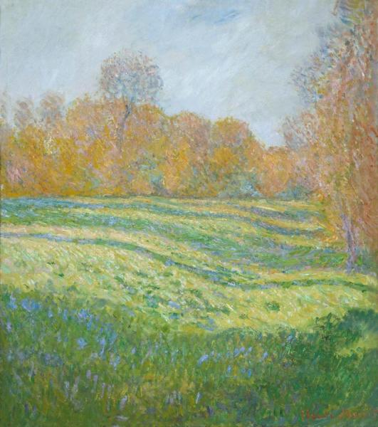 Claude Monet Meadow At Giverny