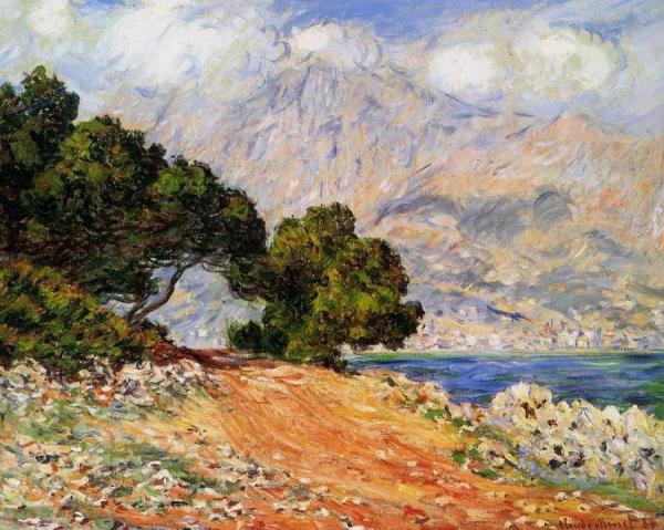 Meton Seen From Cap Martin by Claude Monet