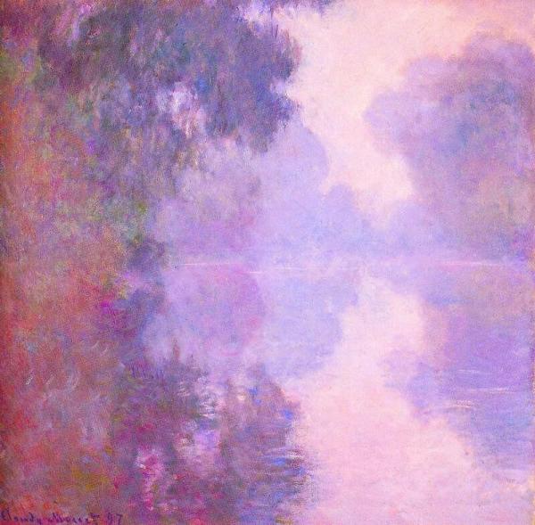 Misty Morning On The Seine by Claude Monet